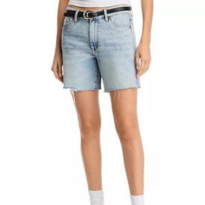 88$ BLANKNYC Cutoff Raw Hem Cotton Denim Shorts High Rise Women's Size 25 Blue